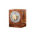 Wooden Jewelry Box for Women Jewelry Box With Drawers Walnut Wood (Walnut Wood with printing B) - color: Walnut Wood with printing B