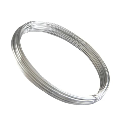 Aluminum Wire, 1 Roll 1.5mm 15 Gauge 32.8 Feet Silver Bendable Armature Wire for Making Dolls Skeleton DIY Crafts - size: 1.5mm