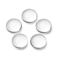 Craftdady 200Pcs Transparent Glass Cabochons 5.5~6mm Clear Glass Flat Back Dome Tile Half Round Cabochon Covers for Photo Pendant Jewelry Making - color: Transparent Clear, size: 6mm Round