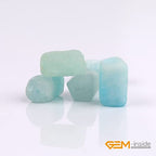 GEM-Inside 30Pcs 8x12mm Natural Blue Larmiar Quartz Gemstone Faceted Freeform Tube Column Chakra Beads for Jewelry Making Full 15" Strand Power Energy Healing Stone - color: Blue Larmiar