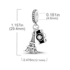 925 sterling silver bracelet necklace pendant, women's jewelry gift, dream catcher net bead pendant, suitable for original bracelets, parties, birthday jewelry gifts - color: KJC067