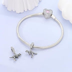 LAZA Charms for Bracelets 925 Sterling Silver Butterfly Summer Travel Ocean Lucky Charm Beads Pendant Jewelry for Women Mom - color: Tyrannosaurus rex
