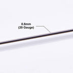 BENECREAT 20 Gauge 32 Yards Jewelry Beading Wire Tarnish Resistant Copper Wire for Beading Wrapping and Other Jewelry Craft Making, Gunmetal - color: Gunmetal, size: 20 Gauge