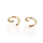 HDSupplies 100 Pieces - 304 Gold Tone Stainless Steel Jump Rings - 4mm - 21 Gauge (0.7mm Thickness) - color: Gold Tone Stainless Steel, size: 4mm / 0.7mm Thick / 21 Gauge