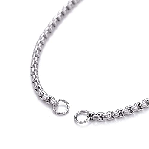 DanLingJewelry 10Pcs 304 Stainless Steel Adjustable Bolo Bracelets Slider Extender Chains with Box Chains for Bracelets Jewelry Making - color: StyleⅨ-10 pcs-Platinum