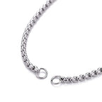 DanLingJewelry 10Pcs 304 Stainless Steel Adjustable Bolo Bracelets Slider Extender Chains with Box Chains for Bracelets Jewelry Making - color: StyleⅨ-10 pcs-Platinum