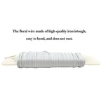 22 Gauge White Metal Floral Wire, 38 Yards/35 Meters,for Christmas Wreaths,Tree Decoration,Flower Arrangement,Craft Wire,Flower Wire,Garden Wires,Flowers Bouquet Accessories,Jewelry Wires DIY - size: 22Gauge-White-1P/38Yards