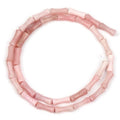 GEM-Inside 30Pcs 5x12mm Natural Pink Australia Opal Gemstone Stone Plant Bamboo Knot Bone Beads for Jewelry Making Power Energy Chakra Stone Beads - color: Pink Australia Opal