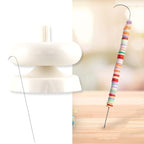 Beading Tool Set with Big Eye Needle Unique Bead Crafting Helper with User Friendly Needle for Fun Art Projects At Homes Portable Beading Device