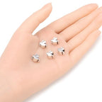 20pcs Cute Dove Bird Symbol of Peace Hope Large Hole Animal Loose Beads (4.5mm Hole) Antique Silver Metal Spacer for DIY Craft Jewelry Making MEC-A2 - size: Dove/Bird