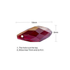 Lot 90pcs Glass Teardrop Beads - LONGWIN 8x18 Crystal Oval Shaped Beads Jewelry Making Supply for DIY Projects, Bracelets, Necklaces, Earrings - color: 8x18mm oval beads