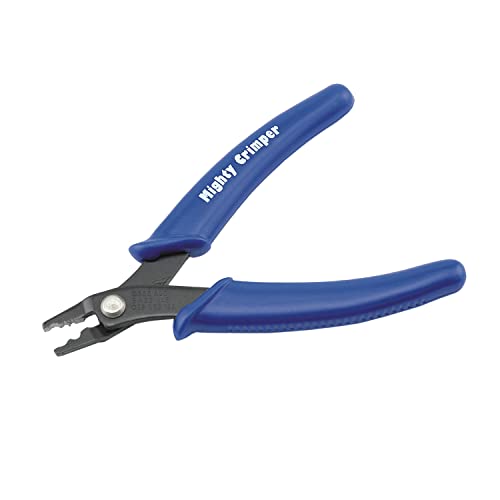 Beadalon Crimp Tool Mighty - Fits Crimp Beads #2-3, Crimp Tubes #4, Dark Blue, 5.25 in / 13.3 cm - color: Dark Blue, size: Mighty
