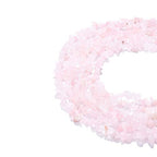 BEADIA Irregular Natural Rose Quartz Crystal Stone Loose Semi Gemstone Beads for Jewelry Making 5-8mm 80cm - color: Rose Quartz, size: 5-8mm 80cm