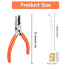Cutting pliers,Wire Jewelry Making Tools,jewelry making industrial and mechanical maintenance and household appliance fixes. - color: Orange-cutting Pliers