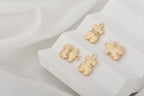 Pack of 20 Rhinestone Charms Gold Plated Pendants Pave Crystal Accessories for Necklace Bracelet Jewelry Making DIY Crafting - color: (Leathery Bear Bag)VID65401
