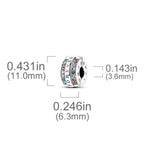 925 sterling silver bracelet necklace pendant, women's jewelry gift, dream catcher net bead pendant, suitable for original bracelets, parties, birthday jewelry gifts - color: KJC506