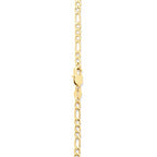 Amazon Essentials 14k Gold or Sterling Silver Plated Figaro Chain Necklace - color: Yellow Gold, size: 16", style: 4 mm