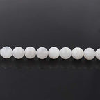 Natural Stone Beads 6mm White Moonstone Polished Round Smooth Gemstone Beads for Jewelry Making 15 Inch(White Moonstone,6mm) - color: Moonstone, size: 6mm