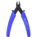 BLEDS Flush Cutter Pliers, Wire Cutter, Flush Cutters, Nippers, Diagonal Cutter, Wire Cutters Side Cutter, Micro Shear Cutter Precision Electronics Siding Cutting Pliers 5 inch, Blue - color: 1 Pack 5“ Blue