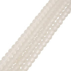 FASHEWELRY 200Pcs Transparent Frosted Glass Bead 4mm Matte Crystal Glass Loose Beads for DIY Jewelry Making (Light Goldenrod Yellow) - color: Light Goldenrod Yellow