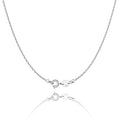 Jewlpire 925 Sterling Silver Chain Necklace Chain for Women 1.1mm Cable Chains Necklace Upgraded Spring-Ring Clasp - Thin & Sturdy Women's Chains Necklaces 14 16 18 20 22 24 Inch - color: 925 Sterling Silver, size: 18 Inch