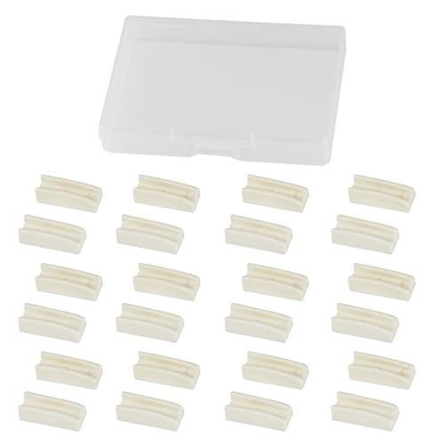 Flat Nose Plier Replacement Tips with Storage Box Pair of 12 Replacement Jaws for Flat Nose Pliers Parallel Pliers Jewelry Tool Jewelry Making Pliers Tool - style: 24Pcs Replacement Tips
