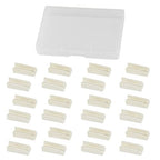 Flat Nose Plier Replacement Tips with Storage Box Pair of 12 Replacement Jaws for Flat Nose Pliers Parallel Pliers Jewelry Tool Jewelry Making Pliers Tool - style: 24Pcs Replacement Tips