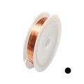 28 Gauge, 99.9% Pure Copper Wire (Round) Dead Soft CDA #110 Made in USA - 1 Ounce (125FT) by CRAFT WIRE - size: 28 Gauge, style: 1 Ounce