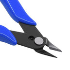 5 Inch Micro Wire Flush Cutters, 3Pcs Spring Loaded Precision Wire Snips for Jewelry, 3D Printing, Electronics & Crafts - Navy Blue - color: Blue
