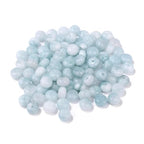 Raicegs 100pcs 5×8mm Rondelle Aquamarine Beads Natural Gemstone Beads Abacus Disk Stone Loose Beads for Jewelry Making DIY Bracelets Necklace - color: Aquamarine, size: 5×8mm Rondelle