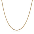HZMAN Cuban Chain for Men - Stainless Steel Gold & Silver Diamond Cut Hip Hop Link Chains - 3.5mm/5mm/7mm/9mm - 16-30 Inch - color: 3.5mm Gold, size: 16In