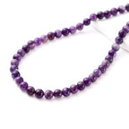 6mm 60pcs DIY Natural Amethyst Stone Beads Round Healing Crystal Gemstone Loose Beads for Jewelry Making Handmade Bracelet Necklace - color: Amethyst, size: 6mm