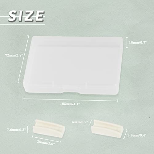Flat Nose Plier Replacement Tips with Storage Box Pair of 12 Replacement Jaws for Flat Nose Pliers Parallel Pliers Jewelry Tool Jewelry Making Pliers Tool - style: 24Pcs Replacement Tips