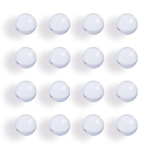 100 pcs 8mm Boiling Stones, Round Soda Lime Clear Glass Boiling Beads, Glass Paint Mixing Balls, Lab Heating Ball - size: 8mm