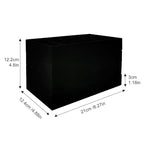 Stackable Jewelry Trays Velvet Drawer Organizer Inserts Tray Jewelry Storage Display Case for Rings,Stud Necklaces,Earrings (Black) - color: Black