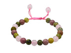 Amazing Gemstone Love Manifestation Bracelet - Serpentine Rhodonite Rose Quartz Bracelet Set for Men Women Healing Calming Anxiety Stress Relief Gifts Pulseras Para Hombres Mujer Stuffer (Adjustable) - color: Love