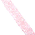BEADIA Irregular Natural Rose Quartz Crystal Stone Loose Semi Gemstone Beads for Jewelry Making 7-10mm 38cm - color: Rose Quartz Crystal, size: 7-10mm 38cm