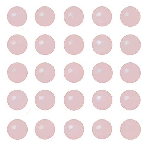AD Beads 8mm Natural Round Loose Beads 110 Pieces, for Making 108 Mala Prayer Beads Necklace, Bracelet & Yoga Meditation, Jewelry Design (Rose Quartz) - color: Rose Quartz