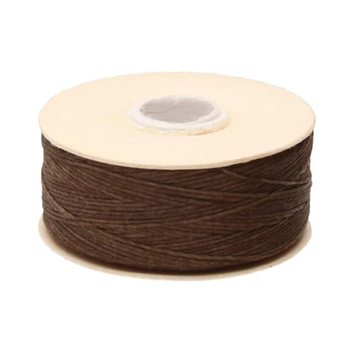 The Beadsmith Nymo Thread – 10-Pack Brown Color – Size D, .30mm Diameter, 64 Yard/58.5 Meter Spool – Made of Nylon – Bead Embroidery & Weaving, Off Loom & Loom Work and DIY Craft Projects - size: Size D, 64 Yards, style: Brown