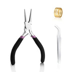 Round Nose Pliers, Wire Jewelry Making Tools,Jewelry Pliers Jewelry Making Tools for Crafts-Matte Handle - color: Round Nose Pliers-blackish Purple