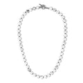 GAVU Hand-knotted Men's Beaded Necklace, Crystal Necklace for Men - color: Howlite, size: 20"