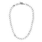 GAVU Hand-knotted Men's Beaded Necklace, Crystal Necklace for Men - color: Howlite, size: 20"