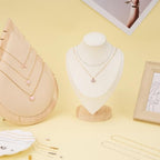 Crisjanggo 10 Pcs Gold Plated Necklace Bulk 20 Inch Adjustable Stainless Steel Lip Chain for Jewelry Making with Adjust Clasp for Women - color: Gold Lip