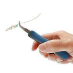 The Beadsmith Ergonomic Bent Chain Nose Pliers – 5 inches (127mm) – Comfortable Ergonomic Grip, Double-Leaf Springs & Polished Steel Head – Extra-Fine Tips Precision to Medium Level Work - style: Bent Chain Nose