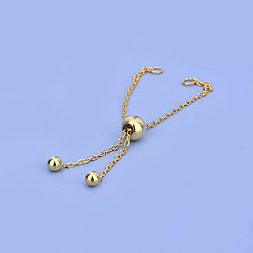 Mulutoo 200 Pcs Chain Extender for Jewelry Making, Bracelet & Necklace Extension Chain, Silver & Gold, 70mm x 4mm - color: Gold and Silver, size: 70mmx4mm