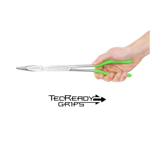 OEMTOOLS 22634 X-Type Needle Nose Pliers 45°, 13" Long Needle Nose Pliers, Chrome Plated to Resist Rust, Automotive, Construction, and Jewelry Making Tools - style: 13 inch long reach x-type pliers