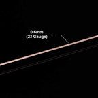 BENECREAT 22 Gauge 55 Yards Jewelry Beading Wire Tarnish Resistant Copper Wire for Beading Wrapping and Other Jewelry Craft Making - color: Copper, size: 22 Gauge