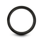 Chain Tool Ring - Gift for Cyclist - 8mm - Band - Gunmetal Black Silver - Personalized Custom Engraving - Men Women - Anniversary Engagement Wedding - Tungsten Carbide - Flat Dome Bevel - color: 10 - Gunmetal Black Tungsten