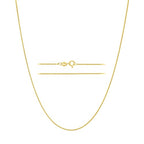 KISPER Italian 18K Gold Plated 925 Sterling Silver Diamond Cut Box Link Chain Necklace – for Women & Men with Spring Ring Clasp – Made in Italy - size: 24 inches