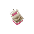 Royal Bagger Genuine Cow Leather Mini Jewelry Box Women's Coin Purse Solid Color Kiss Lock Change Pouch Casual Style Small Storage Bag for Women 1894 (New Black1) - color: New Black1